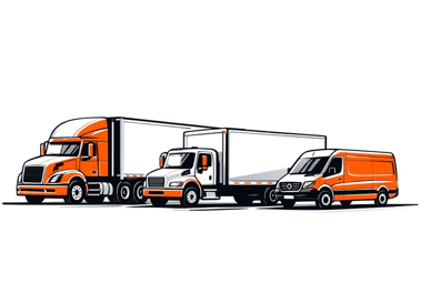 Modern trucks and freight transportation services