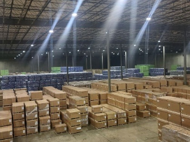 Canadian inventory staged on the U.S. side of the border for duty savings